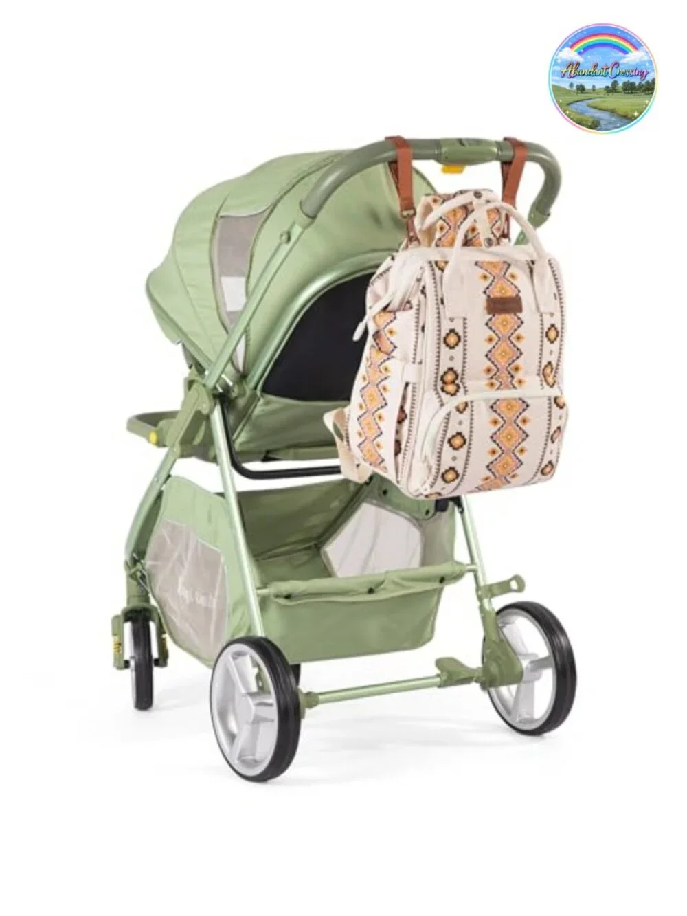 Aztec Diaper Backpack - Multi-Function Travel Daypack, Insulated Pockets, Water